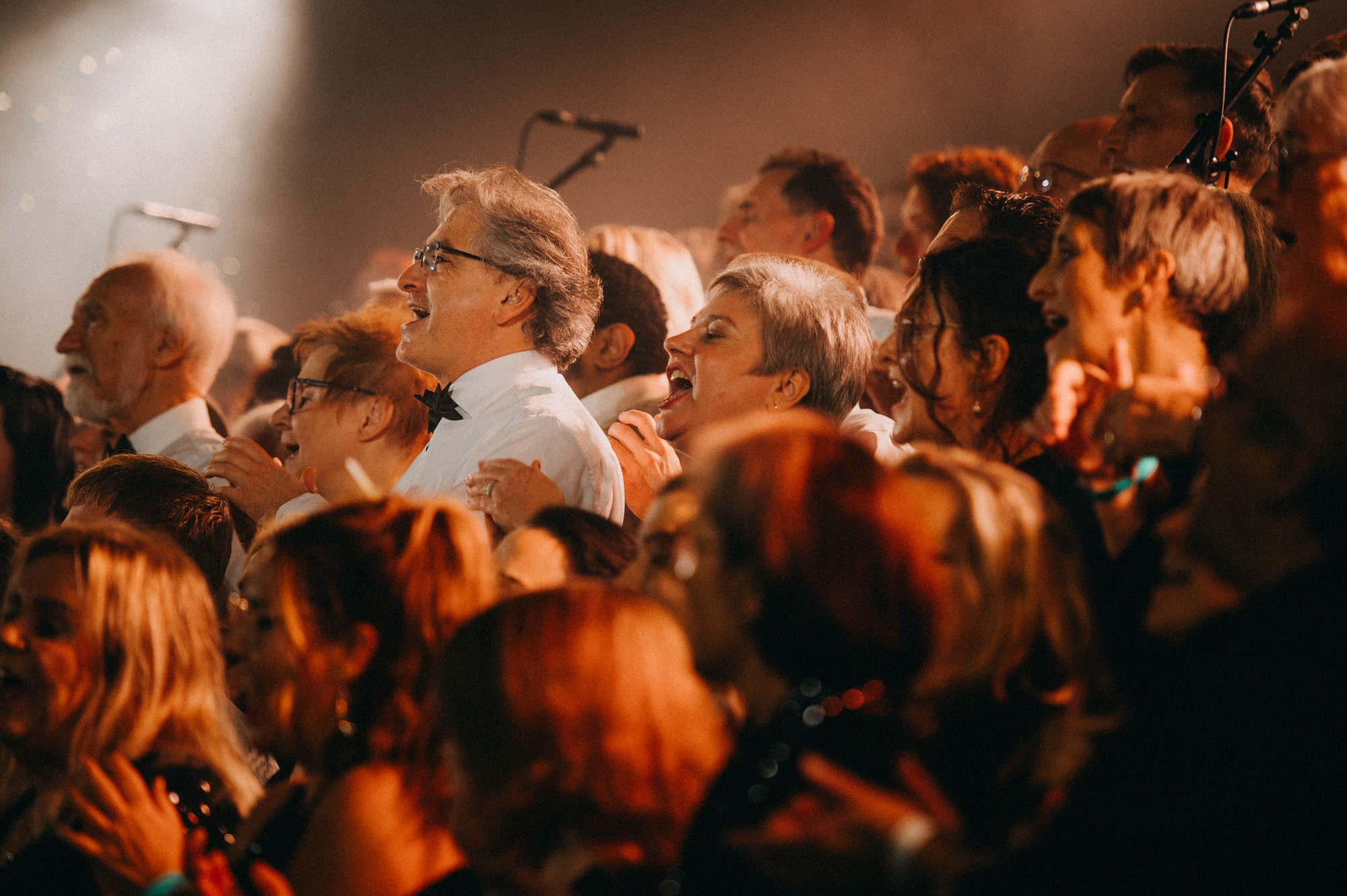 Gemeinsames Singen im City Gospel Choir